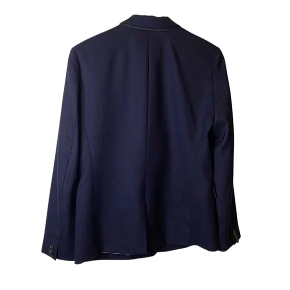 J. Crew Regent Blazer Women's Navy Wool Blend Size 6 Single Button Blazer - Picture 2 of 6